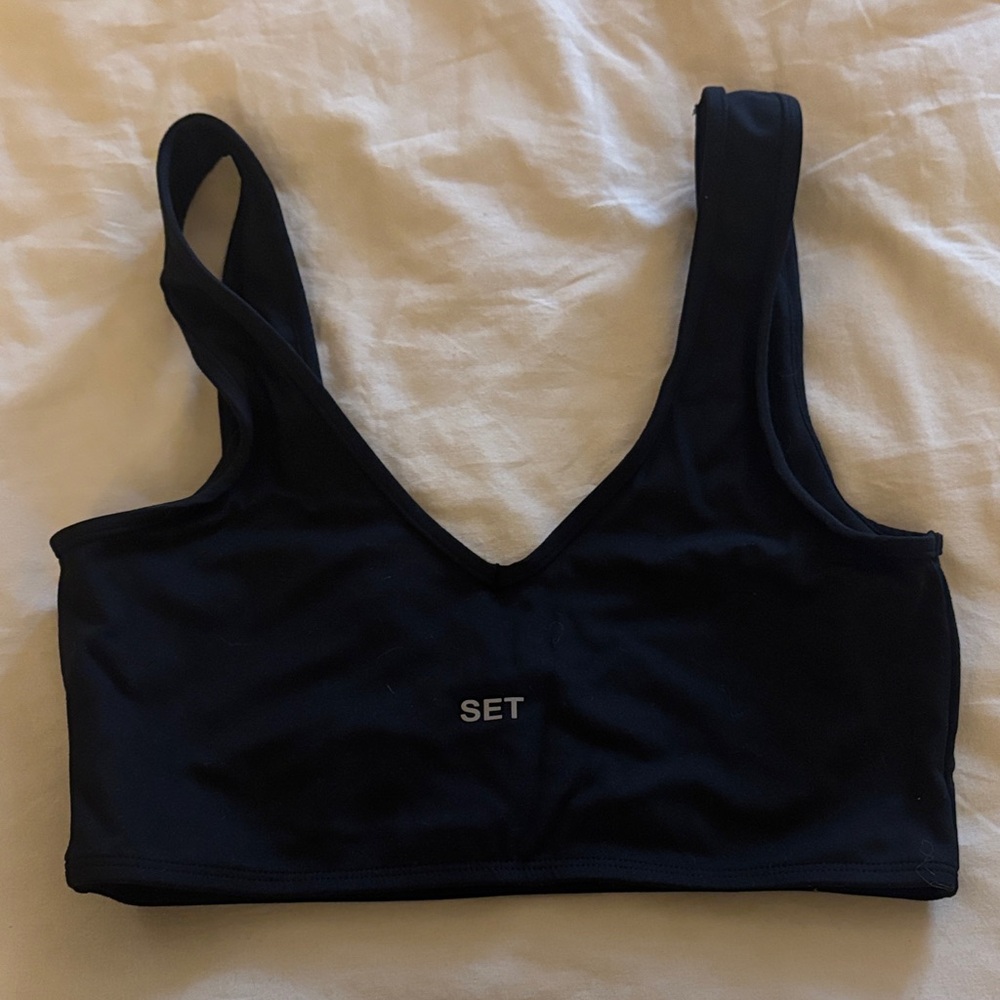 SET Active Black Sports Bra